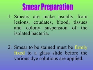 this presentation is about bacteria staining.ppt