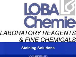 Staining Solutions
www.lobachemie.com
 
