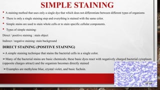 Staining Technique in microbiology | PPTX