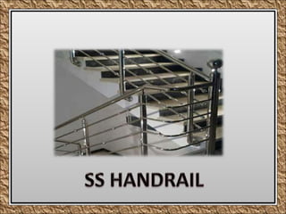 Ss Cover For Hand Railing Stainless Steel Hand Railing,SS Hand Railings with Glass,SS Railing ...