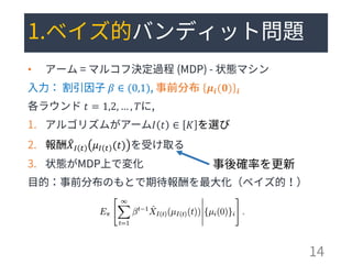 •
𝛽 ∈ (0,1) 𝝁𝒊(𝟎) 𝒊
𝑡 = 1,2, … , 𝑇
𝐼 𝑡 ∈ 𝐾
෠𝑋𝐼 𝑡 𝜇𝐼 𝑡 (𝑡)
 