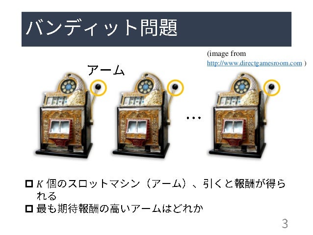 多腕バンディット問題: 定式化と応用 (第13回ステアラボ人工知能セミナー)多腕バンディット問題: 定式化と応用 (第13回ステアラボ人工知能セミナー)