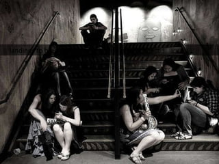 landings to break a fall and provide a place for rest 