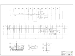 PLAN VIEW
A A
12
D
D
F
3 7 13
C C
61 2 4 5 8 9 10 11
G
B
B
A - A
3
+5000
+2500
1 2 4 5 6 7 8 9
+0
+1700
10
+7000
B - B
+0
F
-450
+1700
+2500
+5000
C - C
8
-450
+0
+1700
+2500
+0
D - D
F
+5000
-450
+1700
+2500
KURDI
STANDARD
compost-or
G [15]
TANKHIM
N-EMEK
REVISION No.
CONTRACT
DRAWING TITLE
PAPER SIZEMODELLED BY
DRAWING No
CONTRACT NO 1:801:50SCALE
A2
REVISION DATEREVISION DESCRIPTIONREV MARK
Teklastructures
4437
3525
IPE160
1095
IPE160
3475
330
5000 5000
IPE160
PL 4+1 SERRATED PANELSIPE160
IPE200 RHS50*3
500050005000500050005000500050005000
330
400
10003475
3475
1149
300
typ
5000 5000 5000
UPN200
8*177=1415
2100
5000
RHS100*200*10
5000
300
typ
RHS100*10
3990
5000
3514
7*166=1160
PL 4+1 SERRATED PANELS
RHS100*10
UPN200
500050005000
1415
4*171=684
7*166=1160
5150
RHS100*10
UPN200
PL 4+1 SERRATED PANELS
1415
14151415
8*177=1415
300
typ
107522751075
459
23411075
8*177=1415
300
typ
RHS100*10
PL 4+1 SERRATED PANELS
RHS100*6.3
IPE200
1000400
1754
 