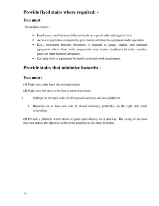 STAIR PLATFORMS stair cases stand stair cases standards ards | PDF