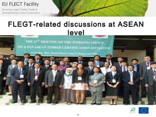 FLEGT-related discussions at ASEAN
level

43

 