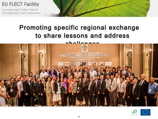 Promoting specific regional exchange
to share lessons and address
challenges

44

 