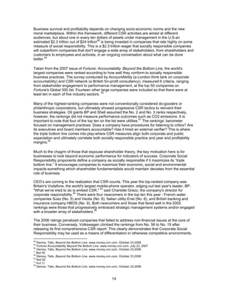 Stakeholder theory, ethics and the return on customer | PDF