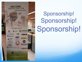 Sponsorship!
Sponsorship!
Sponsorship!
 