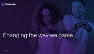 Stakester Pitch Deck