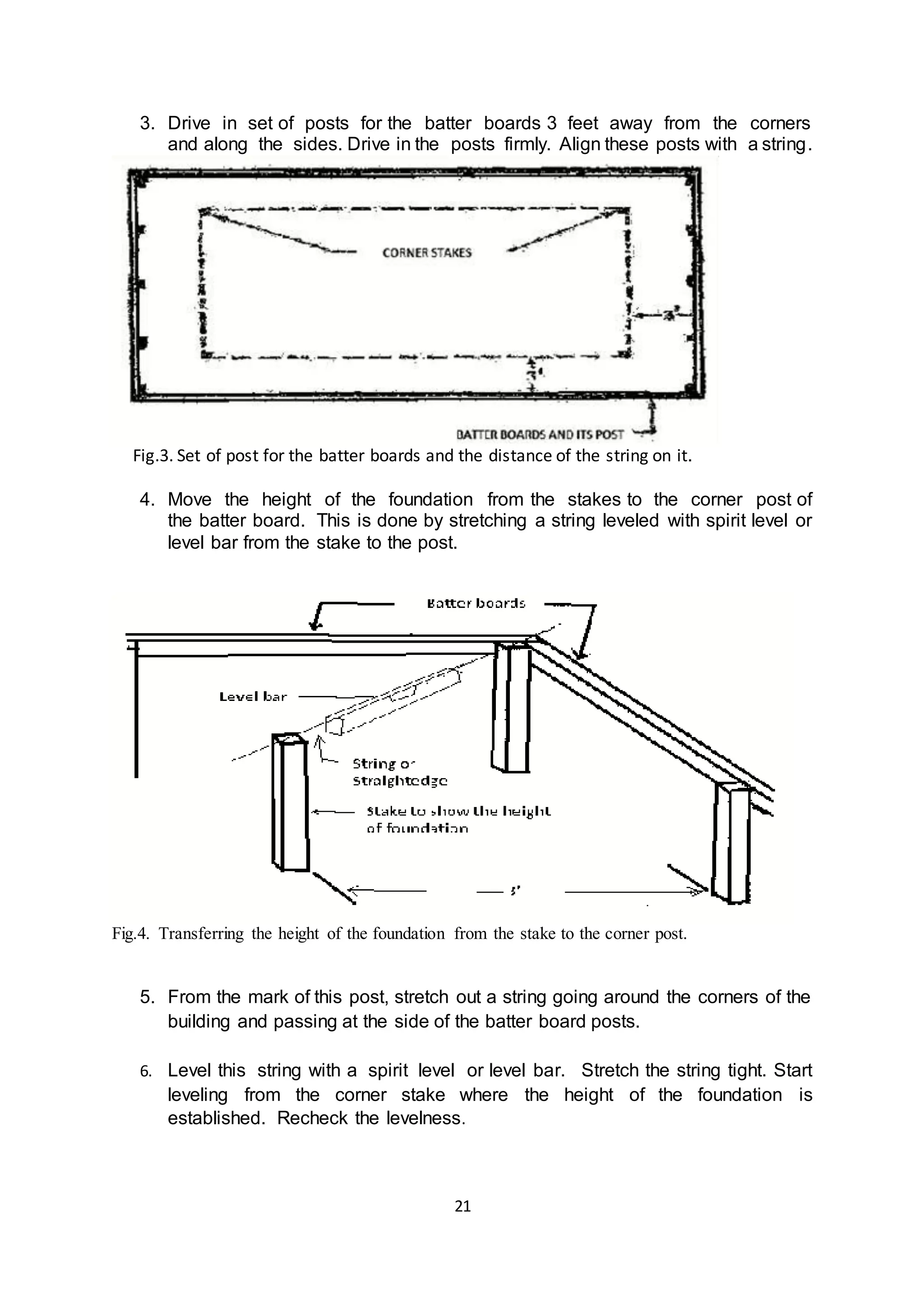Staking out building lines PDF