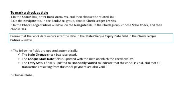 What Is Stale Dated Check Mean - Business Obligations for Unclaimed Property & Stale-Dated ... - It does this by moving all selected files into a of course a report is generated in various formats (including dhtml, xml, and csv) when files are expired, but the big question is: