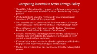 Stalin's Impact on Soviet Society and Foreign Policy (1917-1941) | PPTX
