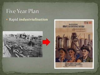  Rapid industrialisation
 