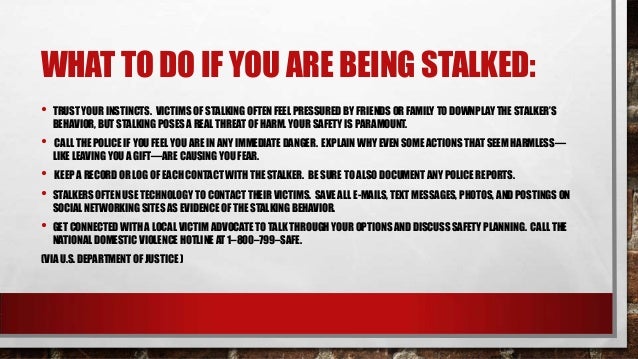 stalking