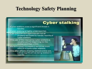 Technology Safety Planning
 