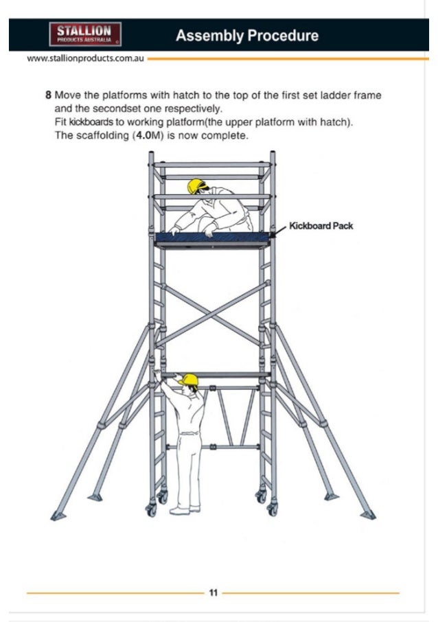 Stallion Products Aluminium Scaffold Installation Guide