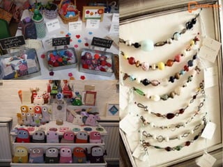 Booth set up and display for handmade goods