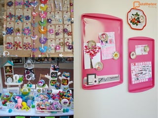 Booth set up and display for handmade goods