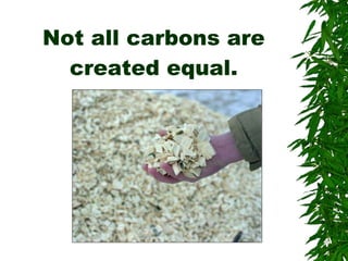Not all carbons are created equal. 