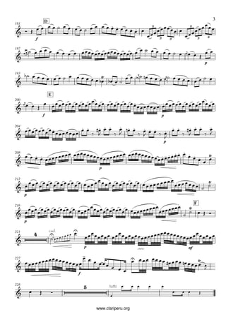 D                                                                                        3
181
                                                              3                   3


          f                                                       3                        3       3
                                                                              3

187


                                                                                               p


193




                  E
200



              f                                                       p


204



                                                                          p


208



                                  p


212



      p


216
                                                                                       F


      p


221               cad.



                             p                                                    mf
                                                     cresc.

227



                         f


228                                    tutti




                                 www.clariperu.org
 