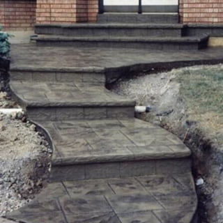 Stamped Concrete Steps