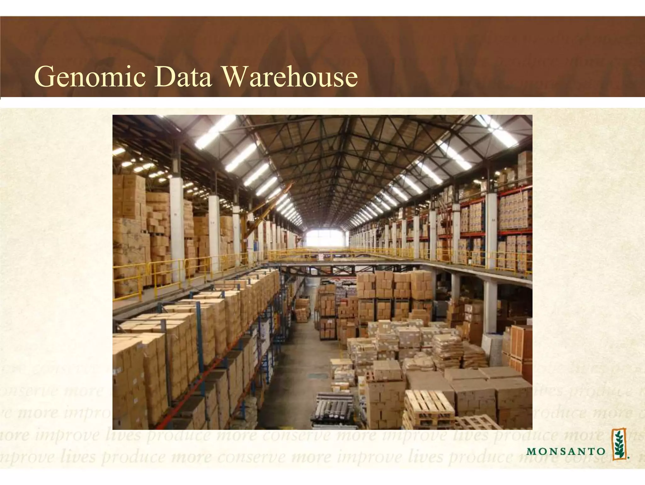 Genomic Data Warehouse
 