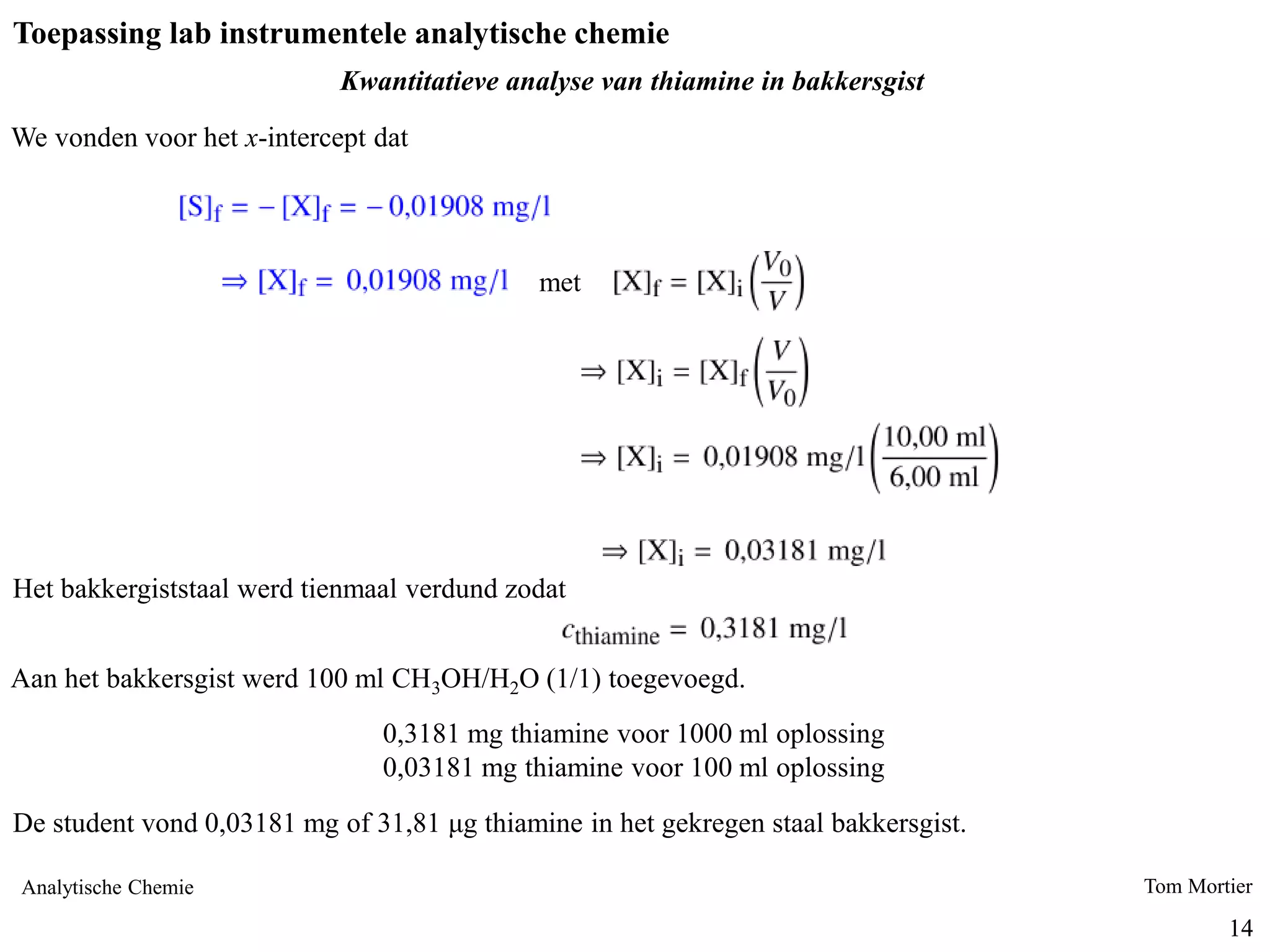 De standaard additie methode | PPTX | Chemistry | Science