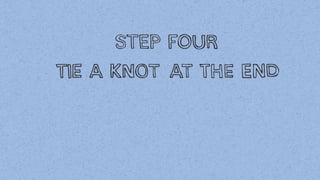 Instructions on how to make a simple notebook