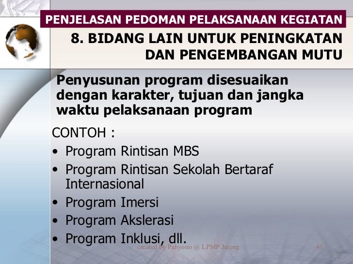 Standar Pengelolaan Pendidikan
