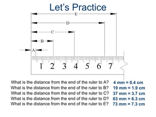 Metric Ruler Practice