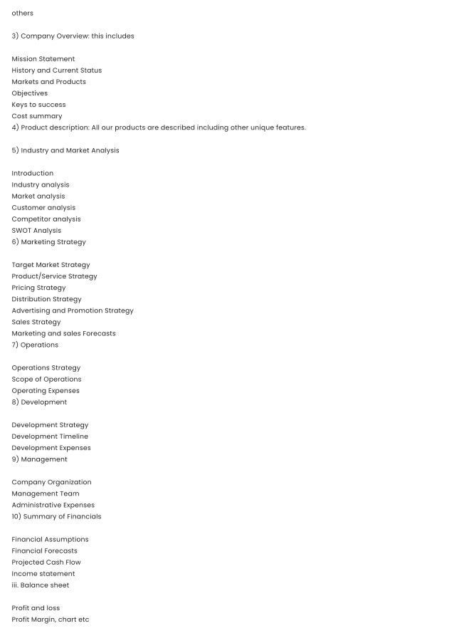 Standard Cassava processing business plan with 3 years financial analysis