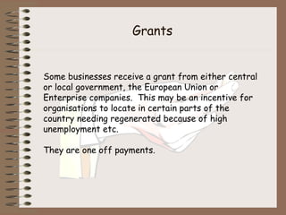 Standard Grade Business Management - How Do Businesses Start?