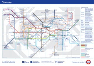 Tube map

                          1                                                   2                                               3                                                      4                                                      5                                                     6                                                         7                                                   8                                                  9
                                                                                                  Special fares apply
                    9                           8                          7                                                                     8 7 6                                                                    5
                                                                                                                                                                                                                                                                                                                                                                                                                                                                                                    Check before you travel
                                                                                                                                                                                                                                                                                                                                                                                                          Epping
      Chesham                                                                                           Watford Junction                                                                                                                                                                                                                                                                                                                                                                         Bank                         Waterloo & City line open 0621-2148
                                Chalfont &                                                                                                                                                                                                                                                                                                                                                         Theydon Bois                                                                                                               Mondays to Fridays and 0802-1837


                                                                                                                                                                                                                                                                                                                                                                                                                                                            6
                                 Latimer                                                            Watford High Street                                                                                                                                                                                                                                                                                                                                                                                                       Saturdays. Closed Sundays and Public
                                                                                                                                                                                                                                                                        High Barnet
                                                                 Watford                                                                                                                                                                                                                                                              Cockfosters                                                        Debden                                                                                                               Holidays. During the London 2012
      Amersham                                                                                                     Bushey                                                                                                                                               Totteridge & Whetstone                                                                                                         Loughton
                                                                                                                                                                                                                                                                                                                                                                                                                                                                                                                              Games the line will operate 0621-0100
                                                                 Croxley                                                                                                                                                                                                                                                              Oakwood


                                                                                                                                                                                                                                                                                                                                                                                                                                                  5
                                      Chorleywood                                                                                                                                                                                                                                                                                                                                                                                                                                                                             Mondays to Fridays and 0802-0100
A                                                                                                        Carpenders Park                                                                                                                                                Woodside Park                                                                                                              Buckhurst Hill                                                                            A                                Saturdays and Sundays.
                                          Rickmansworth           Moor Park                                                                                                                                                                                                                                        Southgate                                                                                                                                                                     -------------------------------------------------------------------------------------------


                                                                                                                                                                                                                          4
                                                                                                                Hatch End                                                                                                                                                                                                                                                                                               Roding        Grange                                                     Camden Road                  Step-free from July 2012
                                                                                                                                                                                                                                            Mill Hill East              West Finchley                                                                                                                                   Valley                                                                   -------------------------------------------------------------------------------------------
                                                                         Northwood                                                                                                                                                                                                                            Arnos Grove                                                                                                              Hill
                              West Ruislip                                   Northwood                                                                                    Edgware                                                                                                                                                                                                                                                                                                                Camden Town                  Sunday 1300 -1730 open for
                                                                             Hills                       Headstone Lane                                                                                                                                                                                                                                                                                                                                                                                                       interchange and exit only
                                                                                                                                                                                                                                                                                                                                                                                                                                Chigwell
                  Hillingdon                    Ruislip                                                                                           Stanmore
                                                                                                                                                                                                                                                                        Finchley Central
                                                                                                                                                                                                                                                                                                            Bounds Green                                                                                                                                                                         -------------------------------------------------------------------------------------------
                                                                                                                                                                                                                                                                                                                                                                                                                                     Hainault


                                                                                                                                                                                                                                                                                                                                                                                                                         4
                                                                                                               Harrow &                                                        Burnt Oak                                                                                                                                                                                                                                                                                                         Canary Wharf                 Step-free interchange between
                                                              Ruislip Manor          Pinner                  Wealdstone                                                                                                                                                                                      Wood Green                                                                               Woodford
                                                                                                                                                  Canons Park                                                                                                                                                                                                                                                                                                                                                                 Underground, Canary Wharf DLR and
       Uxbridge                Ickenham                                                                                                                                                                                                                                 East Finchley                                                                                                                                                   Fairlop
                                                                                                                                                                                         Colindale
                                                                                                                                                                                                                                                                                                                                          Harringay
                                                                                                                                                                                                                                                                                                                                                                                                                                                                                                                              Heron Quays DLR stations at
                                                                   Eastcote              North Harrow                             Kenton                                                                                                                                                                    Turnpike Lane                                                                     South Woodford
                                                                                                                                                  Queensbury                                                                                                                                                                                                                                                                                                                                                                  street level


                                                                                                                                                                                                                          3
                                                                                                                                                                                                                                                                                                                                         Green Lanes
                                                                                               Harrow-                                                                               Hendon Central                                                                     Highgate                                                                                                                                                   Barkingside                                                   -------------------------------------------------------------------------------------------
                                                                                              on-the-Hill
                                                                                                               Northwick          Preston
                                                                                                                                                  Kingsbury
                                                                                                                                                                                                                                                                                        Crouch Hill                                                              South Tottenham                    Snaresbrook                                                                                  Cannon Street                Open until 2100 Mondays to Fridays
                                                                                                                 Park              Road
                                    Ruislip          Rayners Lane                                                                                                                                 Brent Cross                                                           Archway                              Manor House                        Seven                                                                            Newbury Park                                                                                 and 0730-1930 Saturdays.
                                   Gardens                                                                                                                                                                                                                                                                                                                               Blackhorse
                                                                                                                                                                                                                                                                                                                                                Sisters                  Road                                                                                                                                                 Closed Sundays. During the London
                                                                                     West                   South Kenton                                                                                                                           Gospel                                                                                                                                                                       Redbridge
                                                                                    Harrow                                                                                                           Golders Green                                                                                                                                                                                                                                                                                                            2012 Games the station will be
                                                                                                                                                         Neasden                                                                                    Oak                 Tufnell Park              Upper Holloway                                                                                                                                                                                                              operating the same opening and
                                                      South Harrow                                      North Wembley                                                                                                              Hampstead                                                                                                              Tottenham             Walthamstow
                              South Ruislip                                                                                         Wembley                                                                   Hampstead              Heath                                                                                                                   Hale                 Central                              Wanstead         Gants                                                                                 closing times as other LU stations.
B                                                                                                      Wembley Central                 Park                  Dollis Hill                                                                                                Kentish Town
                                                                                                                                                                                                                                                                                                          Arsenal                    Finsbury
                                                                                                                                                                                                                                                                                                                                                                                                    Leytonstone                          Hill                             Upminster
                                                                                                                                                                                                                                                                                                                                                                                                                                                                                             B   -------------------------------------------------------------------------------------------
                                                                                                                                                                                                                                                                                                                                     Park                                                                                                                                                        Cutty Sark for               Station is due to be closed at certain
                                                                                                                                                                                                     Finchley Road                                                                                                                                               Walthamstow                                                                                   Upminster Bridge
                                                          Sudbury Hill                                  Stonebridge Park                                           Willesden Green                       & Frognal                                                                          Holloway Road                                                                                    Leyton                     Leytonstone                                                              Maritime                     times and dates during the London
                                                                                                                                                                                                                                                   Kentish                                                                                                       Queen’s Road             Midland Road                   High Road                                                               Greenwich                    2012 Games. Check before you travel


                                                                                                                                                                                                                                                                                                                                                                             3
                                                                                                                                                                                                                          Belsize Park          Town West                                                                                                                                                                                                      Hornchurch
                                  Northolt                                                                     Harlesden                                                   Kilburn                                                                                                 Caledonian Road                  Highbury &                                                                                                                                                                   -------------------------------------------------------------------------------------------
                                                                                                                                      Kensal     Brondesbury                                                                                                                                                        Islington             Dalston                                                                                                                                                Emirates                     Opening summer 2012.
                                                                                                                                                                                                                                                                                                                                                                                                          Leyton


                                                                                                                                                                                                                          2
                                                     Sudbury Town                                                                      Rise          Park                      West Hampstead                                     Chalk Farm                                                                                              Kingsland                                                                                                    Dagenham
                                                                                                    Willesden Junction                                                                                                                                         Camden                                                                                                                  Stratford
                                                                                                                                                                                                                                                                                                                                                                                                                                                                                                 Greenwich                    Special fares apply
                                                                                                                                                                                                                                                                 Road                                                                                       Hackney                                                                                         East           Elm Park              Peninsula
                                                                                                                                                                                                                                                                                                                                                                                   International                        Wanstead Park
                                                                                                                                                         Brondesbury                  Finchley Road                                Camden Town                                                     Caledonian                                               Central                                                                                                                              -------------------------------------------------------------------------------------------
                                                                                                                                  Kensal Green                                                                                                                                                       Road &                       Canonbury
                                                             Alperton                                                                                                                      Swiss Cottage                                                                                                                                                                                                                                                                                         Emirates                     Opening summer 2012.
                                                                                                                                                                                                                                                                                                   Barnsbury                                                                                                                                                      Dagenham
                                                                                                                               Queen’s Park        Kilburn         South                                                           Mornington                                                                                    Dalston Junction                                                                   Stratford                                                                    Royal Docks                  Special fares apply
                                    Greenford                                                                                                     High Road      Hampstead                     St. John’s Wood                       Crescent                                                                                                                               Hackney
                                                                                                                                                                                                                                                                                                                                                                                                                                                                  Heathway                       -------------------------------------------------------------------------------------------
                                                                                                                                                                                                                                                                                                                                                             Homerton                                                                                                                            Farringdon                   Step-free from July 2012


                                                                                                                                                                                                                                                                                                                                                            2
                                                                                                                                                                                                                                                                                                                                                                             Wick                                                                           Becontree
                                                                                                                                                                                                                                                               King’s Cross                                                                                                                                             Woodgrange Park                                                          -------------------------------------------------------------------------------------------
                                                                                                               Kilburn Park                                                                                                                                    St. Pancras                                                             Haggerston                                                                                                                                                Gospel Oak                   Step-free from July 2012
                                                                                                                                                                Edgware                                               Great                                                                                                                                                                                                                            Upney                                     -------------------------------------------------------------------------------------------
                                                Perivale                                                           Maida Vale                  Paddington        Road   Marylebone                                                                                                                                                                                                                                      Stratford
                                                                                                                                                                                                           Baker     Portland      Euston                                                                                                                                                                                                                                                        Hackney Central Step-free from July 2012
                                                                                                                  Warwick Avenue                                                                           Street     Street                                                                                                                                                                                            High Street               Barking                                        -------------------------------------------------------------------------------------------
                                                                                                                                                                                                                                                                                   Angel                                                   Hoxton                                                   Pudding                                                                                      Heron Quays                  Step-free interchange between
                                                                                                                              Royal Oak                                                                                                                                                                                                                                                             Mill Lane          Abbey                East Ham                                                                          Heron Quays and Canary Wharf
C                                                   Hanger Lane
                                                                                                                                                                                                                                                                                                      Old Street                                            Bethnal                                                    Road                                                                  C                                Underground station at street level
                                                                                                                Westbourne Park                                                                                           Warren Street           Euston                                                                                                                Mile End
                                                                                                                                                                       Edgware                                                                    Square                                                                                                     Green                                                                    Upton Park                                                 -------------------------------------------------------------------------------------------
                                                                                                                                                                        Road                                                                                        Farringdon                                                                                                                                                                                                                   Hounslow West Step-free access for wheelchair
                                                            Park Royal                                                                                                                                          Regent’s Park                                                                                      Liverpool                                                             Bow Road                                Plaistow
                                                                                                                                     Ladbroke Grove                                                                                               Russell
                                                                                                                                                                                                                                                                                                                                       Shoreditch                                                                                                                                                                             users only
                                                                                                                                                              Bayswater
                                                                                                                                                                                                                                                  Square
                                                                                                                                                                                                                                                                                                                     Street            High Street                                                                                                                                               -------------------------------------------------------------------------------------------
                                                                                                                                  Latimer Road                                                                                                                                Barbican                                                                                                             Bromley-            West Ham                                                                  Pudding Mill                 Station closed Saturday 14 July
                                                          North Ealing                                                                                                                                                            Goodge                                                                                                                             Bow Church                     by-Bow
                                                                                                           East    White           Shepherd’s                               Lancaster                                                                              Chancery                        Moorgate                                                                                                                                                                                      Lane                         until Wednesday 12 September
                                                                                                                                                              Notting                         Bond         Oxford                  Street
                                                                                                          Acton    City               Bush                    Hill Gate       Gate           Street        Circus                                                    Lane                                                                                                             Devons Road
                                                                                                                                                                                                                                                                                                                                                                                                                                                                                                                              inclusive
                                                                                                                                                                                                                                                                                                                                                                Stepney Green                                                                                                                    -------------------------------------------------------------------------------------------


                                                                                                                                                                                                                                                                                                             1                                                           2                                                                     3                                   4
                                            Ealing Broadway                                                                                                                                                                                                                                                                             Aldgate                                                                        Star Lane
                                                                                                                                                                                                                             Tottenham
                                                                                                                                                                                                                                                                               St. Paul’s                                                                                                                                                                                                        Turnham Green Served by Piccadilly line trains until
                                                                                    West            North                                      Holland          Queensway                Marble                                                              Holborn                                                                       East
                                                                                                                                                                                                                                                                                                                                                          Whitechapel                 Langdon Park                                                                                                                            0650 Monday to Saturday, 0745 Sunday


    65 4                                         3                                                                             2                                               1
                                                                                    Acton           Acton                                       Park                                      Arch                               Court Road                                                    Bank
                                                                                                              Wood Lane                                                                                                                             Covent Garden                                                     Aldgate                                                                                          Canning                                                                                                and after 2230 every evening.
                                                                                                                                                                                                                                                                                                                                                                                      All Saints                       Town                                                                                                   At other times use District line
                                                                                                                                                                                                                                                                                                                                                                                                                                     Royal
                                                                                  Acton Central
                                                                                                                                                              High Street                                  Green Park
                                                                                                                                                                                                                                                Leicester Square
                                                                                                                                                                                                                                                                                                                                                          Shadwell
                                                                                                                                                                                                                                                                                                                                                                       Westferry         Blackwall                                  Victoria                                                     -------------------------------------------------------------------------------------------
                                                                                                        Shepherd’s Bush
                                                                                                                                                              Kensington                                                                                                                                                                                                                                                                                                                         Waterloo                     Waterloo & City line open 0615-2141
                                                   Ealing Common                                                                                                                                                                                                                                                                                                                                                                                            Custom House for ExCeL                                            Mondays to Fridays and 0800-1831
                                                                                                                Market                                                 Hyde Park Corner                              Piccadilly                                        Cannon Street
                                                                                                                                  Kensington                                                                            Circus                                                                                                                                  Limehouse           Poplar            East
                                                                                   South Acton                                     (Olympia)                                                                                                                                                       Monument          Tower                                                                                                                  Emirates           Prince Regent                                                  Saturdays. Closed Sundays and Public
                                                                                                                                                                       Knightsbridge                                                                           Mansion House                                           Hill                                                                          India
                                                                                                         Goldhawk Road                                                                                                                                                                                                                 Tower                                                                                                Royal Docks                                                                       Holidays. During the London 2012
D                                                                                                                                                                                                                                 Charing
                                                                                                                                                                                                                                                                                                              Fenchurch Street
                                                                                                                                                                                                                                                                                                                                       Gateway
                                                                                                                                                                                                                                                                                                                                                          Wapping                     West                                                                          Royal Albert             D                                Games the line will operate 0615-0100
                                                                                                                                   Barons                     Gloucester                                                                                        Blackfriars                                                                                                           India Quay
                                                                           Acton Town                       Hammersmith            Court                         Road                                       St. James’s
                                                                                                                                                                                                                                   Cross
                                                                                                                                                                                                                                                                                                               River Thames                                                                                                                     West
                                                                                                                                                                                                                                                                                                                                                                                                                                                                         Beckton Park
                                                                                                                                                                                                                                                                                                                                                                                                                                                                                                                              Monday to Fridays and 0800-0100
                                                   South Ealing                                                                                                                               Victoria          Park                                      Temple                                                                                                                                                                                Silvertown                                                                    Saturdays and Sundays.
                                                                                                                                                                                                                                                                                                                                       Rotherhithe
                                                                                                                                                                                                                                                                                                                                                                  Canary Wharf                                                                                               Cyprus              -------------------------------------------------------------------------------------------
                                                Northfields                                                                                                                                                                                                                                                                                                                                                                                                                                      West India Quay Not served by DLR trains from Bank
                                                                           Chiswick      Turnham Stamford Ravenscourt                    West       Earl’s            South              Sloane                 Westminster                        Embankment
                                                                                                                                                                                                                                                                                                   London                                  Canada                                                North          Emirates                                                                                                      towards Lewisham before 1900 on
                                                                             Park         Green    Brook     Park                  Kensington       Court           Kensington           Square                                                                                                                      Bermondsey                                                                                 Greenwich          Pontoon Dock
                                       Boston Manor                                                                                                                                                                                                                                                Bridge                                   Water                 Heron Quays                Greenwich          Peninsula                                                                                                     Mondays to Fridays and at anytime
                                                                                                                                                                                                                                                                                                                                                                                                                                                                        Gallions                                              between 16 July and 9 September 2012
                                        Osterley                                                                           West Brompton                                                                                   Waterloo                                                                                                                                                                                                             London                   Reach                   -------------------------------------------------------------------------------------------


                                                                                                                                    2                                                                                                                                                                                                                                                      2
                                                                                                                                                                                                                                                                                                                                                                     South Quay                                                                                                                  There may be some changes to accessibility
                                                                                                                                                                                                                                                                                                                                                                                                                                            City Airport                     Beckton
                                                                                         Gunnersbury                                                                                                                                                                                                                                  Surrey Quays                                                                                                                                               arrangements during the London 2012 Games.
                                                                                                                                                                                                                                                                                                                                                                  Crossharbour                                                                    King George V                                  Please check the Step-free Tube Guide for more


                                                                                                                                                                                                                           1
                                                Hounslow East                                                               Fulham Broadway                                                   Pimlico                                                 Southwark
                        Hounslow                                                                                                                               Imperial                                                                                                                                                                                                                                                                                                                          detailed information.


                                                                                                         3
                                                                                         Kew Gardens                                                                                                                                                                                                                                                                  Mudchute
                            West            Hounslow Central                                                                                                   Wharf
                                                                                                                                  Parsons Green                                                                                                                                                                                                                                                                                                                                                  Key to lines
              Hatton Cross                                                                                                                                                                                                                         Lambeth              Borough                                                                                  Island Gardens



                                                                                      4                                                                                                                                                                                                                                                                                                                                     3
                                                                                         Richmond                                 Putney Bridge                                                                                                    North                                                                                                                                                                                                                                                                      Bakerloo
         Heathrow
E   Terminals 1, 2, 3
                                                                                                                                                                                                                                                                                                                                                                                      Cutty Sark for
                                                                                                                                                                                                                                                                                                                                                                                                                                                                              Woolwich       E                                Central
                                                                                                                                    East Putney                                                                                                                                                                                                                                                                                                                                Arsenal
                                                                                                                                                                                                                                                                                                                                                                                      Maritime Greenwich


                                                                                                                                                                                                                           2
                               Heathrow
                                                                                                                                                                                                                                                                                                                                                                                                                                                                                                                              Circle
                                                                                                                                                                                                   Vauxhall                                               Elephant & Castle                              New Cross Gate                                    New Cross


                                                      5
                               Terminal 4                                                                                           Southfields                                                                                                                                                                                                                                       Greenwich                                                                                                                               District
                                                                                                                              Wimbledon Park                                                                                                                                                                        Brockley                                                          Deptford Bridge                                                                                                                         District open weekends, public
                                                                                                                                                                                           Clapham                                Oval                                                                                                                                                                                                                                                                                        holidays and some Olympia events
                                                                                                                                                                                                                                             Kennington


                                                                                                                                                                                                                                                                                                                                                                                                                                                                 4
           Heathrow Terminal 5                                                                                                                                                             Junction
                                                                                                                                    Wimbledon                                                                                                                                                             Honor Oak Park                                                              Elverson Road
                                                                                                                                                                                                                                     Stockwell                                                                                                                                                                                                                                                                                Hammersmith & City
                                                                                                                                                                                                           Clapham North                                                                                       Forest Hill                                                            Lewisham                                                                                                                                Jubilee
                                                                                                                                                                                                  Clapham Common                                                                                               Sydenham                                                                                                                                                                                                        Metropolitan
                                                                                                                                                                                                                                                Brixton
                                                                                                                                                                                              Clapham South                                                                                                                                                                                                                                                                                                                    Northern
                                                                                                                                                                                                                                                                                                                                      Penge West
                                                                                                                                                                                                  Balham                                                                                                                                                                                                                                                                                                                       Piccadilly


                                                                                                                                                                                                                           3
                                                                                                                                                                                                                                                                                                                                      Anerley
                                                                                                                                                                                      Tooting Bec                                                                                                                                                                                                                                                                                                                             Victoria
F                                                                                                                                                                                                                                                                                              Crystal Palace                         Norwood Junction
                                                                                                                                                                                                                                                                                                                                                                                                                                                                                             F
                                                                                                                                                                       Tooting Broadway                                                                                                                                                                                                                                                                                                                                        Waterloo & City


                                                                                                                                                                                                                                                                                                                                                                                                             5
                                                                                                                                                                     Colliers Wood                                                                                                                                                    West Croydon                                                                                                                                                                            DLR
                                                                                                                                                                                                                                                                                                                                                                                                                                                                                                                              London Overground


                                                                                                                                                                                                                           4
                                                                                                                                                           South Wimbledon

                                                                                                                                                                Morden                                                                                                                                                                                                                                This diagram is an evolution of the original design conceived in 1931 by Harry Beck                                     Emirates Air Line
     Transport for London                                                                                                                                                                                                                                                                                                                                                                                                                     Correct at time of going to print, June 2012
                          1                                                   2                                               3                                                      4                                                      5                                                     6                                                         7                                                   8                                                  9




MAYOR OF LONDON                                                                                                                                                                                                                                                                                                                                                                                                                              Transport for London
 