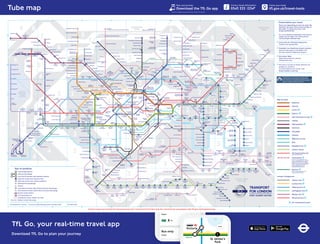 Normal Tube Map Standard Tube Map London Underground Transport | PDF