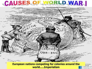 Cartoon-European
grab bag
European nations competing for colonies around the
world…..Imperialism
 