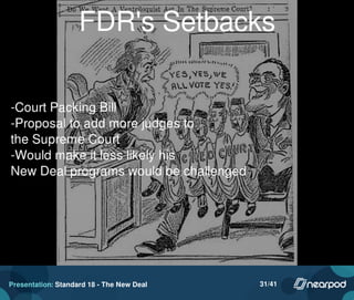 Presentation: Standard 18 - The New Deal 31/41
 