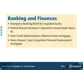 1
2
3
4
Presentation: Standard 18 - The New Deal 33/41
 