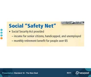 1
2
3
4
Presentation: Standard 18 - The New Deal 36/41
 