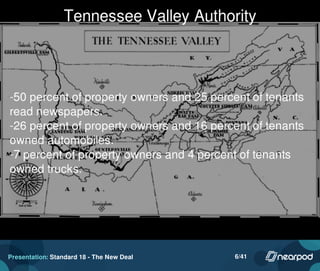 Presentation: Standard 18 - The New Deal 6/41
 