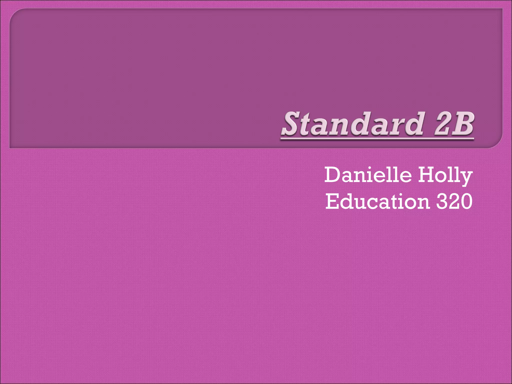 Standard 2B | PPT