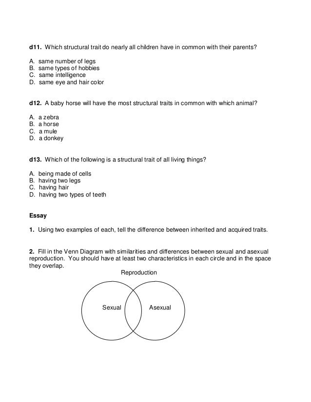 standard 4 1 quiz sexual and asexual venn diagram