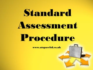 Standard
Assessment
Procedure
www.atspaceltd.co.uk
 