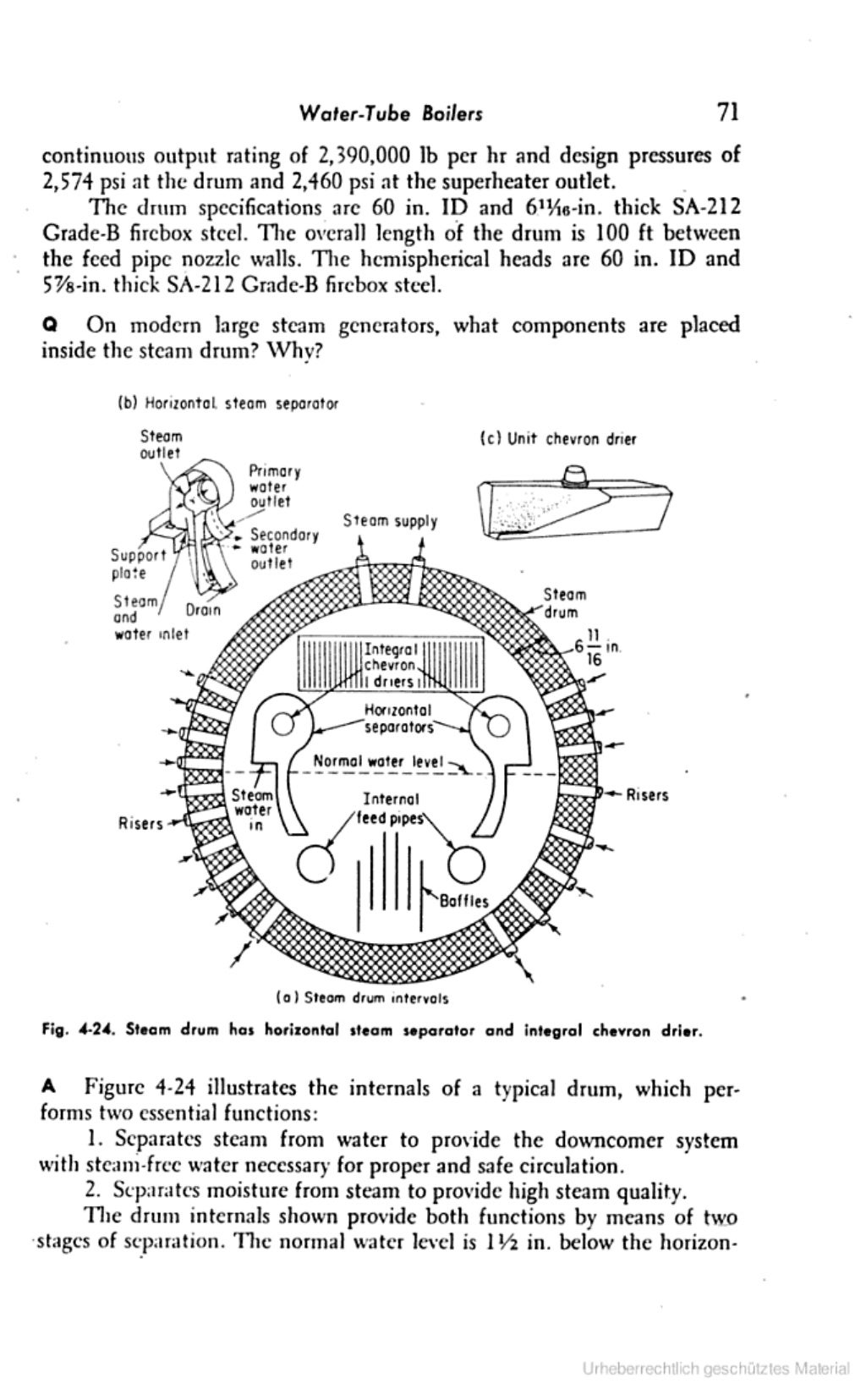 standard operating boiler question and answers