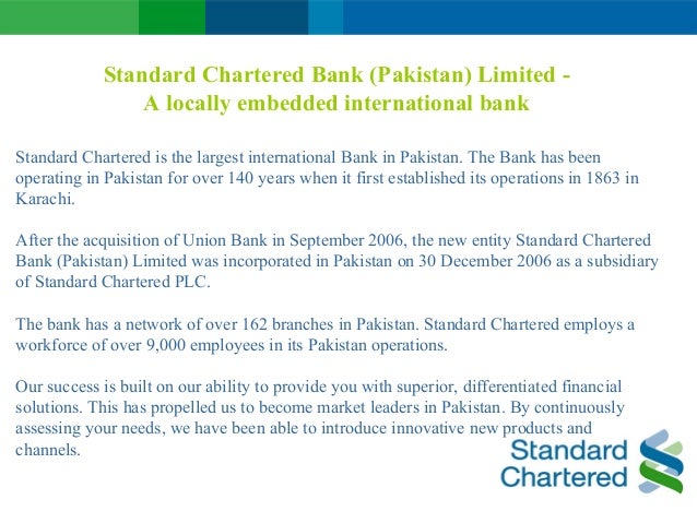 standard chartered bank pakistan