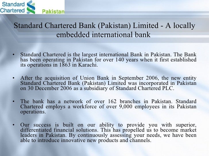 Standard Chartered Bank - 