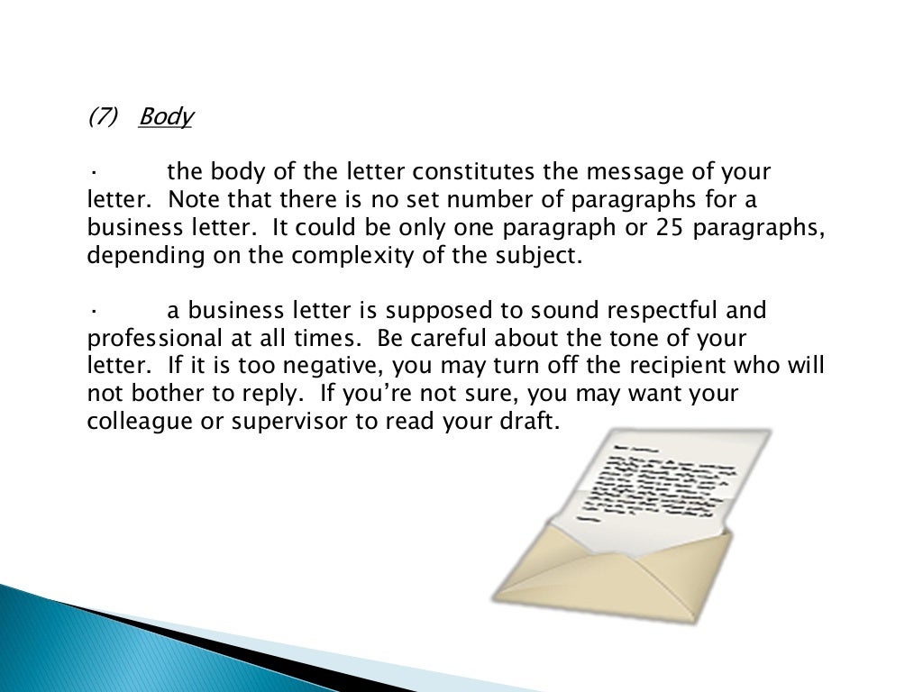 Standard Components of The Business Letter Nowadays