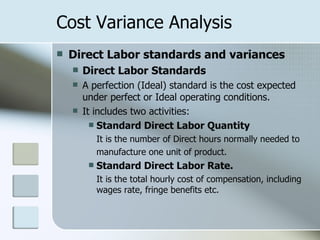 Standard Costing Operational Performance Measures And | PPT