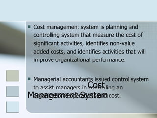Standard Costing Operational Performance Measures And | PPT