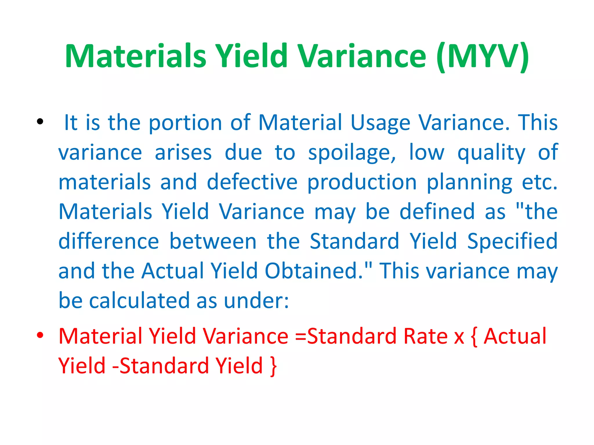 Standard costing PPT | PPTX